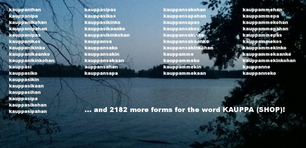 Did you know that you can construct over 2200 forms for a Finnish noun? Some of them might be artificial, […]